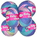 M.G ENTERPRISE Premium Wool 100% Acrylic Wool Arcus (10 pc) Baby Wool M/G Wool Ball Hand Knitting Wool/Art Craft Soft M/G Fingering Crochet Hook Yar QF