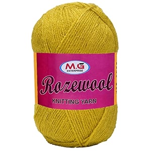 mg enterprise rosemary mustardwool yarn 200 soft craft yarn for crochet knitting amp hobby craft
