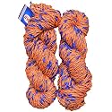 M.G ENTERPRISE Veronica Orange (500 gm) Wool Hank Hand Knitting Wool/Art Craft Soft Fingering Crochet Hook Yarn, Needle Knitting Yarn Thread Dyed