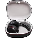 M.G.R.J® Hard Travel Carrying Headphone Case Cover for Logitech H390, G435, G PRO X 2, G733, G432, G935, G PRO X/JIAMQISHI/Jabra Evolve 65, Evolve 40, Evolve 20, Evolve 10 Headset (EVA|Black)
