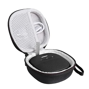 mgrj portable carrying case cover for bose soundlink micro speaker hardevablack