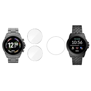 mgrj tempered glass screen protector for fossil gen 6 42mm  44mm menwomen michael kors gen