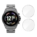 M.G.R.J® Tempered Glass Screen Protector for Fossil Gen 6 42mm / 44mm (Men/Women), Michael Kors Gen 6 Bradshaw (Pack of 2)