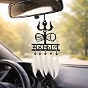 M H Villa Shiva Mahakal Dream Catcher for Car, Spiritual Shiva Car Hanging for Positive Vibes, Unique Car Decoration Items Interior and Stylish Car Hanging Accessories Interior Gift