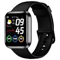 Smart Watch for Men, Women, Boys, Girls, Kids – Single Touch Interface, Water Resistant, Workout Modes, Quick Charge Sports Smartwatch – Black