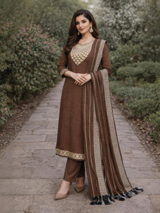 M I TEXTILE Embroidered Kurta Trouser Pant
