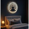M.K Handicraft Buddha Metal Wall Art 3D