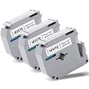M-K231 12mm Replacement for Brother M Tape 0.47'' White M-K231s Label Tape