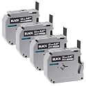 M-K335 Label Tape Replacement for Brother P-Touch M Tape White on Black