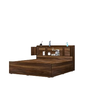the m m furniture store crescent king size bed with headboard amp box storage  72x78