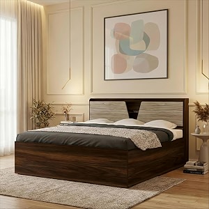 the m m furniture store crescent king size bed with headboard amp box storage  72x78