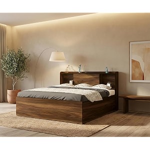 the m m furniture store midnight queen size bed with headboard amp box storage  60x78