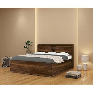 the m m furniture store cozy queen size bed with headboard amp box storage  60x78