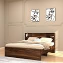 The M M Furniture Store Cozy Queen Size Bed Without Storage – Headboard Included – 60x78