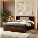 The M M Furniture Store Blissful King Size Bed Without Storage – Headboard Included – 72x78