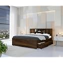 The MM Furniture store Hunter Comfort King Size Bed with Headboard and Drawer Storage, 72 x 78 inches