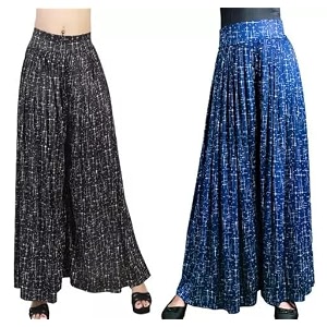 M.M. Textiles Womens Loose Fit Palazzo P01