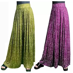 M.M. Textiles Womens Loose Fit Palazzo P01