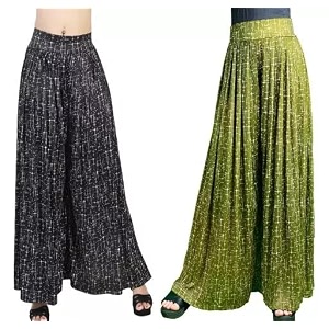 M.M. Textiles Womens Loose Fit Palazzo P01