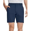 M MAELREG Golf Shorts Men 7 Inch 5 Pockets Cotton Blend Water-Resistant Flat Front Flex Solid Casual Mens Dress Shorts