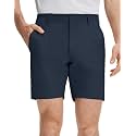 M MAELREG Golf Shorts Men 7 Inch 5 Pockets Cotton Blend Water-Resistant Flat Front Flex Solid Casual Mens Dress Shorts
