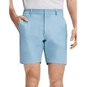M MAELREG Golf Shorts Men 7 Inch 5 Pockets Cotton Blend Water-Resistant Flat Front Flex Solid Casual Mens Dress Shorts