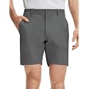 M MAELREG Golf Shorts Men 7 Inch 5 Pockets Cotton Blend Water-Resistant Flat Front Flex Solid Casual Mens Dress Shorts