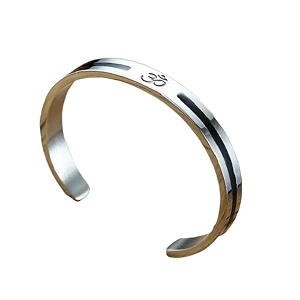 m men style personalized kada stainless steel bangle inspirational bracelets custom engrave name text openable bangle for men ska202130