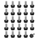 M METERXITY 20 Pack Furniture Feet M8 Thread Adjustable 6600LBS Black