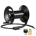 M MINGLE Pressure Washer Hose Reel 200ft x 3/8" / 350ft x 1/4", 4000 PSI