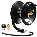 M MINGLE Pressure Washer Hose Reel 100ft x 3/8" / 150ft x 1/4", 4000 PSI