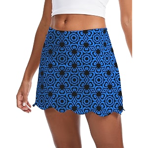 M MOTEEPI 14 inch Scalloped Hem Skorts