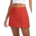 M MOTEEPI 14 inch Scalloped Hem Skorts