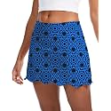 M MOTEEPI 14 inch Scalloped Hem Skorts
