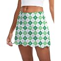 M MOTEEPI 14 inch Scalloped Hem Skorts