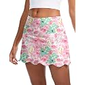 M MOTEEPI 14 inch Scalloped Hem Skorts