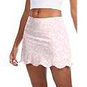 M MOTEEPI 14 inch Scalloped Hem Skorts