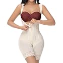 M MYODRESS Fajas Colombianas Tummy Tuck Compression Garment Stage 3 Butt Lifting Postpartum Open Bust