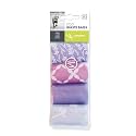 M-PETS Dog Poop Scented Waste Bags, Thicker Poop Scooper Bag for Dogs &amp; Cats, Mess-Free, Strong &amp; Leak-Proof, Compatible with All Poop Bag Dispensers, Rose Scent, 4x15 bags, Lavender