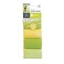 M-PETS Dog Poop Scented Waste Bags, Thicker Poop Scooper Bag for Dogs & Cats, Mess-Free, Strong & Leak-Proof, Compatible with All Poop Bag Dispensers, Lemon Scent (Pack of 4) (60 Bags, Yellow & Green)