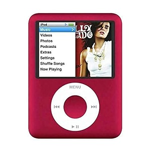 m-player ipod nano 3rd generation 8gb red