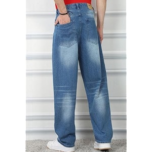 M Q Denim Mens Straight Fit Jeans