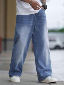M Q Loose Fit Men Light Blue