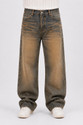 M Q Straight Fit Men Green Jeans