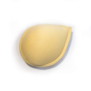 ms lady care mastectomy comfort cotton lightweight pad teardrop shape - lc-mclp04