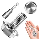 M10 x 20mm (10 Sets) M10x1.5 Bolt Flanged Hex Head Nuts and Bolts, M10 Flange Hexagon Screws with Nuts and Washers, 304 Stainless Steel 18-8 Metric Bolt Assortment, DIN 6921, By Mywish