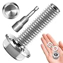 M10 x 35mm (10 Sets) M10x1.5 Bolt Flanged Hex Head Nuts and Bolts, Flange Hexagon Screws with Nuts and Washers, M10 Screw 304 Stainless Steel 18-8 Metric Bolt Assortment, DIN 6921 By Mywish