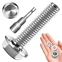 M10 x 40mm (10 Sets) M10x1.5 Bolt Flanged Hex Head Nuts and Bolts, M10 Flange Hexagon Screws with Nuts and Washers, 304 Stainless Steel 18-8 Metric Bolt Assortment, DIN 6921, By Mywish
