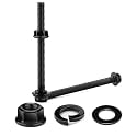 M10 x 70mm Flanged Hex Head Bolts, Nuts, Flat &amp; Lock Washers, 10Pcs 18-8 (304) Stainless Steel, Fully Threaded, Black Oxide by SG TZH