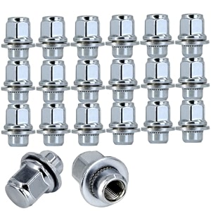 m12x15 lug nuts wheel lug nuts aftermarket chrome closed end locking 12x15 lug nuts compatible with toyota camry corolla avalon sienna highlander scion lexus is300 ls460 es300-20 pcsset